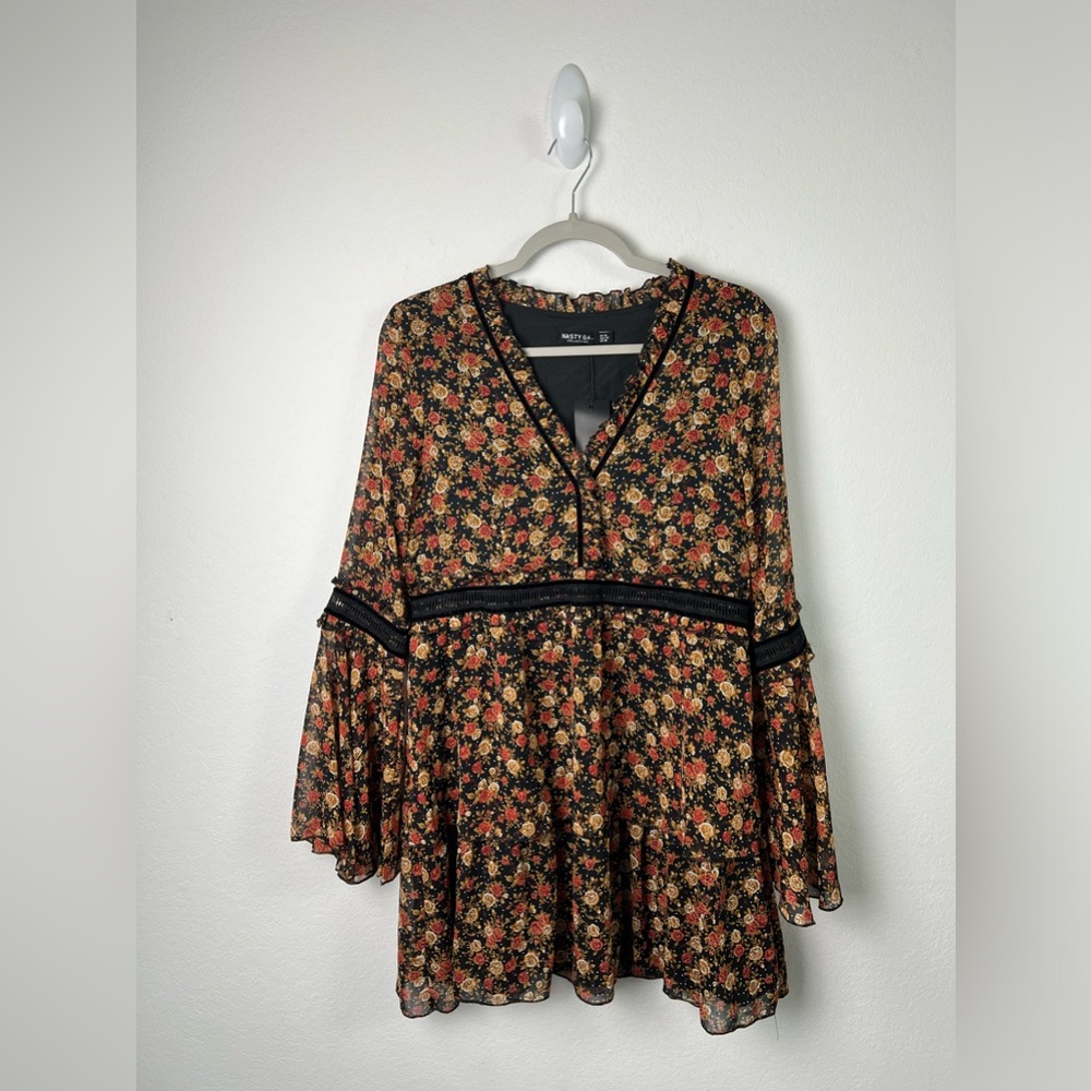 Nasty Gal I’ll Be Bouquet Floral Mini Dress